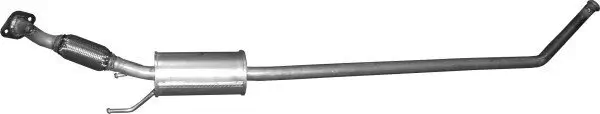 Mittelschalldämpfer mitte POLMO 47.78