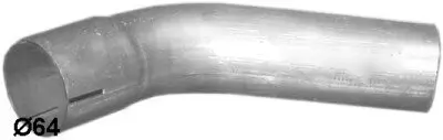 Abgasrohr hinten POLMO 64.20