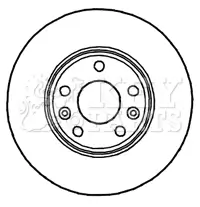 Bremsscheibe Vorderachse KEY PARTS KBD4780 Bild Bremsscheibe Vorderachse KEY PARTS KBD4780