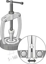 Abziehersatz GEDORE 1100 CT2-1.30 Bild Abziehersatz GEDORE 1100 CT2-1.30