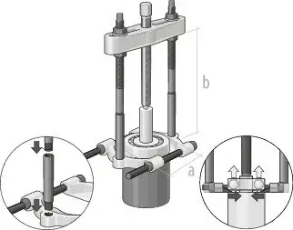 Abziehvorrichtung, Trennmesser GEDORE 1.38/5 Bild Abziehvorrichtung, Trennmesser GEDORE 1.38/5