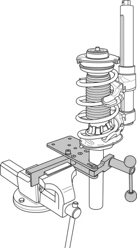 Spannbock, Federbein GEDORE KL-0055-60 Bild Spannbock, Federbein GEDORE KL-0055-60