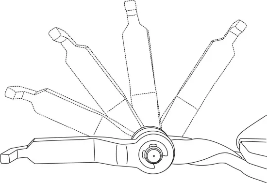 Zange, Schnellkupplung-Kraftstoffleitung GEDORE KL-0121-38 B Bild Zange, Schnellkupplung-Kraftstoffleitung GEDORE KL-0121-38 B
