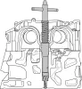 Reinigungs-/Fräswerkzeugsatz, CR-Injektorschacht GEDORE KL-0186-50 B Bild Reinigungs-/Fräswerkzeugsatz, CR-Injektorschacht GEDORE KL-0186-50 B