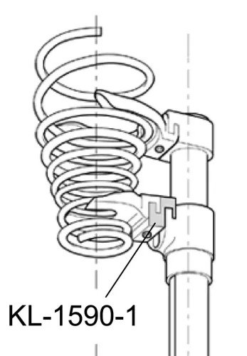 Adapter, Druckplatte-Federspanner GEDORE KL-1590-2 Bild Adapter, Druckplatte-Federspanner GEDORE KL-1590-2