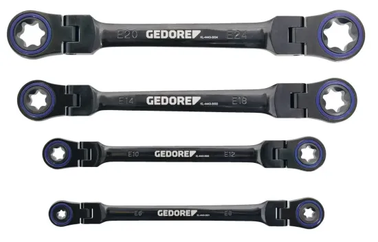 Ratschen-Doppelringschlüsselsatz GEDORE KL-4443-30 Bild Ratschen-Doppelringschlüsselsatz GEDORE KL-4443-30