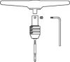Gewindeschneidwerkzeugsatz GEDORE 8553 Bild Gewindeschneidwerkzeugsatz GEDORE 8553