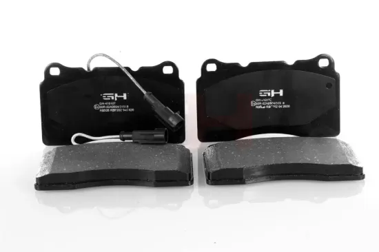 Bremsbelagsatz, Scheibenbremse Vorderachse GH GH-410107 Bild Bremsbelagsatz, Scheibenbremse Vorderachse GH GH-410107