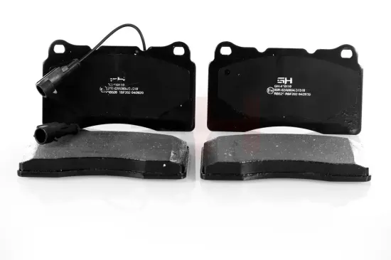 Bremsbelagsatz, Scheibenbremse Vorderachse GH GH-410110 Bild Bremsbelagsatz, Scheibenbremse Vorderachse GH GH-410110