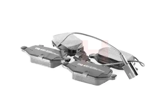 Bremsbelagsatz, Scheibenbremse Hinterachse GH GH-410112 Bild Bremsbelagsatz, Scheibenbremse Hinterachse GH GH-410112