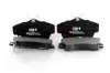 Bremsbelagsatz, Scheibenbremse Vorderachse GH GH-410504 Bild Bremsbelagsatz, Scheibenbremse Vorderachse GH GH-410504