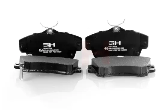 Bremsbelagsatz, Scheibenbremse Vorderachse GH GH-410504 Bild Bremsbelagsatz, Scheibenbremse Vorderachse GH GH-410504