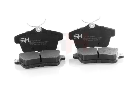 Bremsbelagsatz, Scheibenbremse Hinterachse GH GH-410605 Bild Bremsbelagsatz, Scheibenbremse Hinterachse GH GH-410605