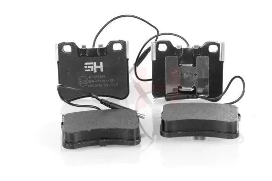 Bremsbelagsatz, Scheibenbremse Vorderachse GH GH-410610 Bild Bremsbelagsatz, Scheibenbremse Vorderachse GH GH-410610