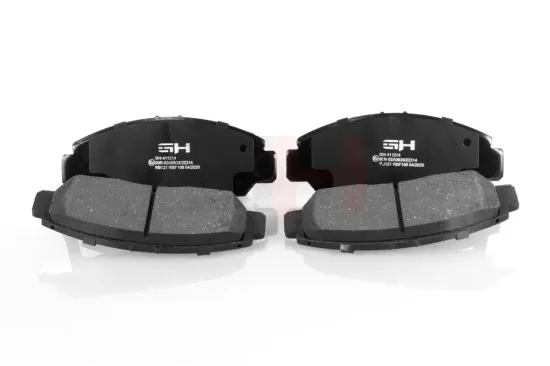 Bremsbelagsatz, Scheibenbremse Vorderachse GH GH-411214 Bild Bremsbelagsatz, Scheibenbremse Vorderachse GH GH-411214