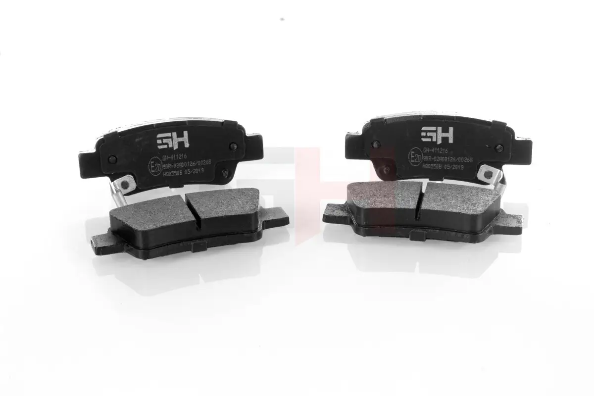 Bremsbelagsatz, Scheibenbremse Hinterachse GH GH-411216