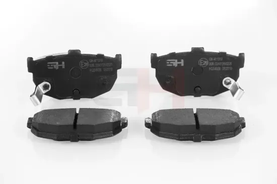 Bremsbelagsatz, Scheibenbremse Hinterachse GH GH-411319 Bild Bremsbelagsatz, Scheibenbremse Hinterachse GH GH-411319