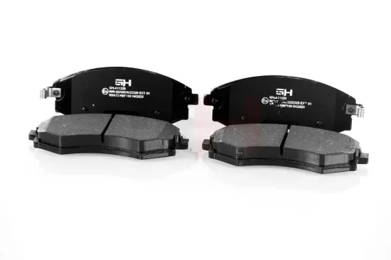 Bremsbelagsatz, Scheibenbremse Vorderachse GH GH-411320 Bild Bremsbelagsatz, Scheibenbremse Vorderachse GH GH-411320