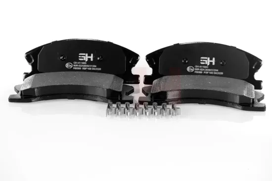 Bremsbelagsatz, Scheibenbremse Vorderachse GH GH-411603 Bild Bremsbelagsatz, Scheibenbremse Vorderachse GH GH-411603