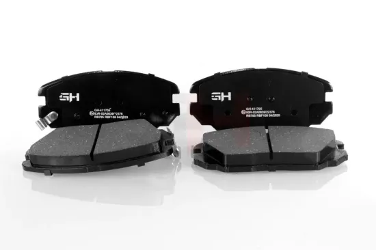 Bremsbelagsatz, Scheibenbremse Vorderachse GH GH-411705 Bild Bremsbelagsatz, Scheibenbremse Vorderachse GH GH-411705