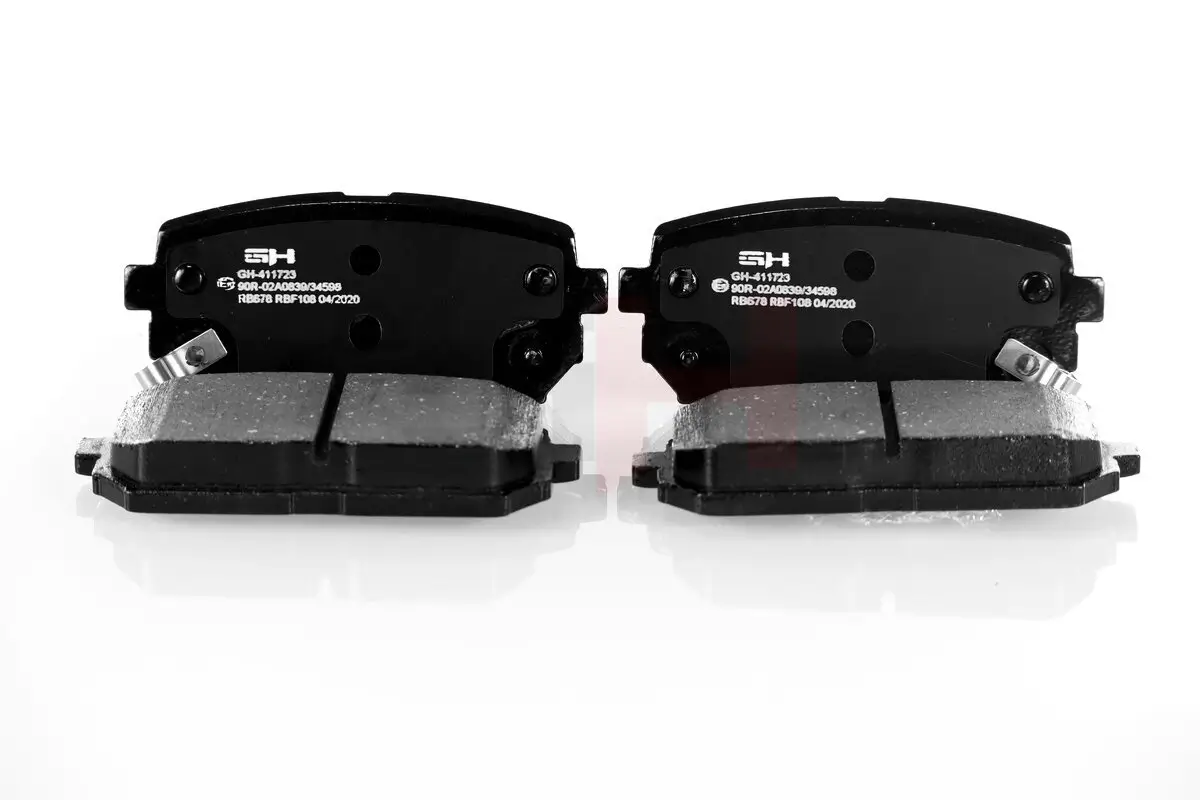 Bremsbelagsatz, Scheibenbremse Hinterachse GH GH-411723