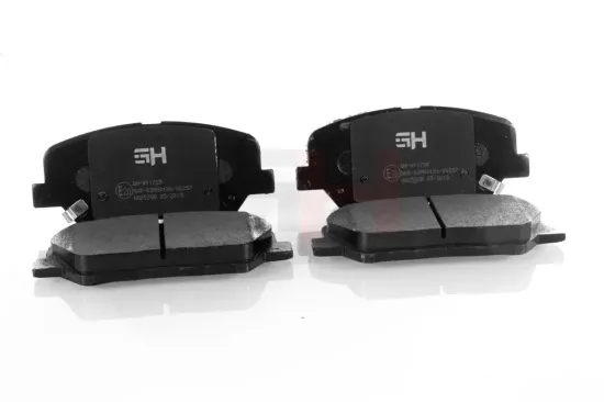Bremsbelagsatz, Scheibenbremse Vorderachse GH GH-411725 Bild Bremsbelagsatz, Scheibenbremse Vorderachse GH GH-411725