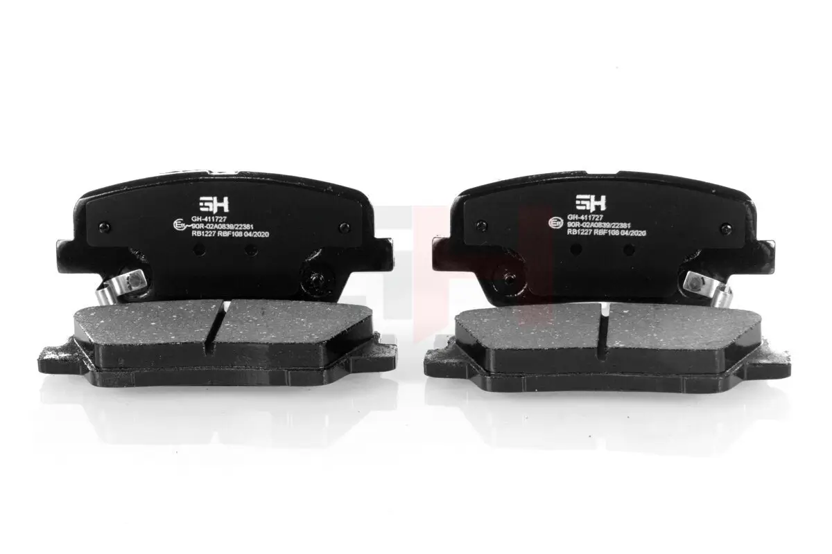 Bremsbelagsatz, Scheibenbremse Hinterachse GH GH-411727