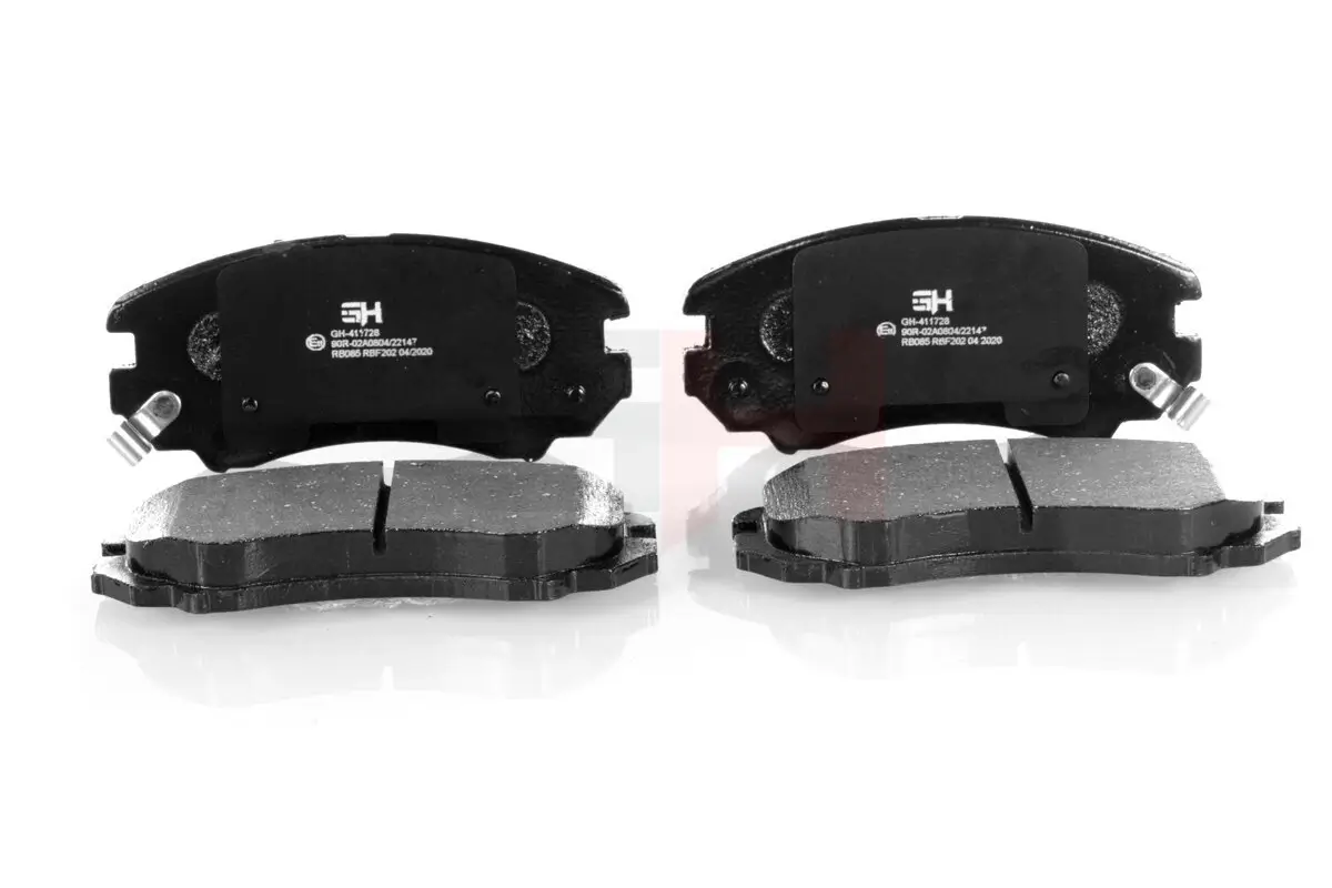 Bremsbelagsatz, Scheibenbremse Vorderachse GH GH-411728