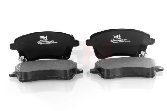 Bremsbelagsatz, Scheibenbremse Vorderachse GH GH-411729 Bild Bremsbelagsatz, Scheibenbremse Vorderachse GH GH-411729