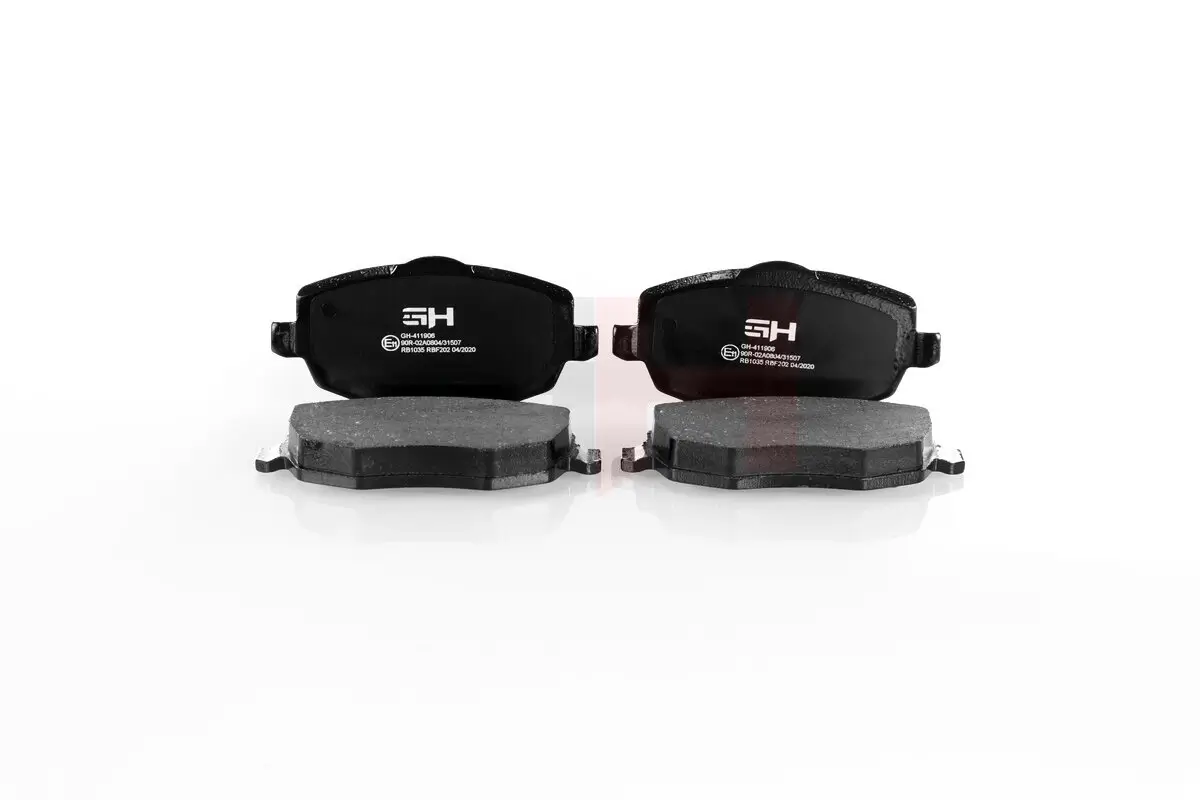 Bremsbelagsatz, Scheibenbremse Vorderachse GH GH-411906