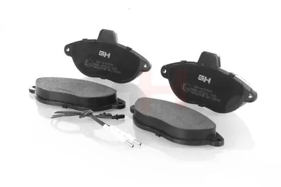Bremsbelagsatz, Scheibenbremse Vorderachse GH GH-411934 Bild Bremsbelagsatz, Scheibenbremse Vorderachse GH GH-411934
