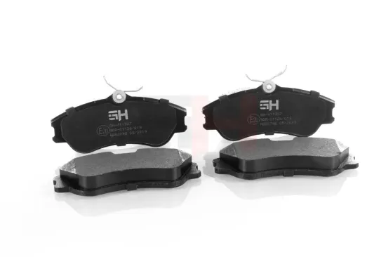 Bremsbelagsatz, Scheibenbremse Vorderachse GH GH-411937 Bild Bremsbelagsatz, Scheibenbremse Vorderachse GH GH-411937