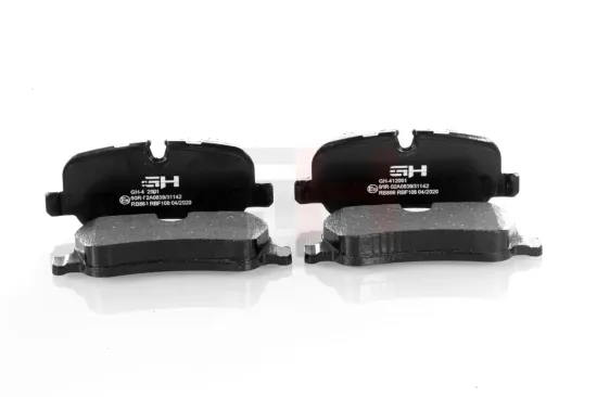 Bremsbelagsatz, Scheibenbremse Hinterachse GH GH-412001 Bild Bremsbelagsatz, Scheibenbremse Hinterachse GH GH-412001