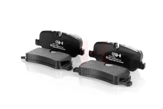 Bremsbelagsatz, Scheibenbremse Hinterachse GH GH-412001 Bild Bremsbelagsatz, Scheibenbremse Hinterachse GH GH-412001