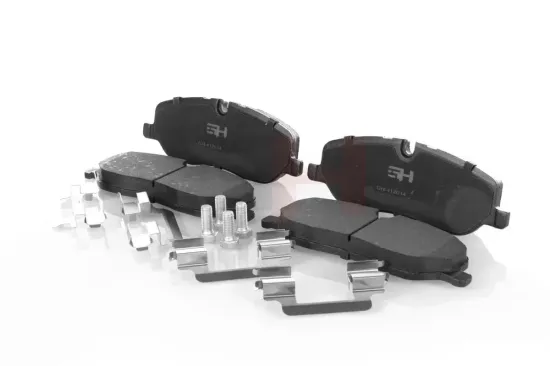 Bremsbelagsatz, Scheibenbremse Vorderachse GH GH-412014 Bild Bremsbelagsatz, Scheibenbremse Vorderachse GH GH-412014