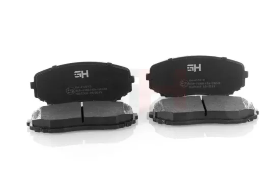 Bremsbelagsatz, Scheibenbremse Vorderachse GH GH-412212 Bild Bremsbelagsatz, Scheibenbremse Vorderachse GH GH-412212