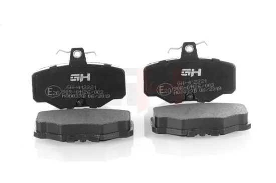 Bremsbelagsatz, Scheibenbremse Hinterachse GH GH-412221 Bild Bremsbelagsatz, Scheibenbremse Hinterachse GH GH-412221