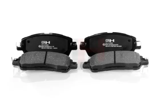 Bremsbelagsatz, Scheibenbremse Vorderachse GH GH-412250 Bild Bremsbelagsatz, Scheibenbremse Vorderachse GH GH-412250