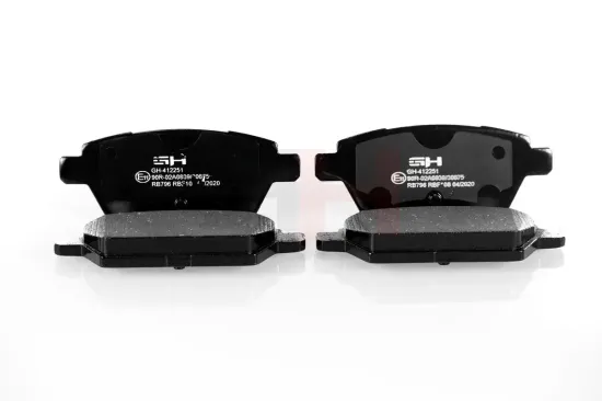 Bremsbelagsatz, Scheibenbremse Hinterachse GH GH-412251 Bild Bremsbelagsatz, Scheibenbremse Hinterachse GH GH-412251