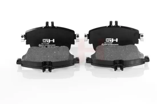 Bremsbelagsatz, Scheibenbremse Vorderachse GH GH-412303 Bild Bremsbelagsatz, Scheibenbremse Vorderachse GH GH-412303
