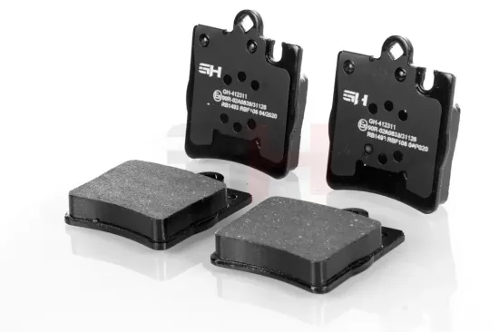 Bremsbelagsatz, Scheibenbremse Hinterachse GH GH-412311 Bild Bremsbelagsatz, Scheibenbremse Hinterachse GH GH-412311
