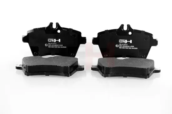 Bremsbelagsatz, Scheibenbremse Vorderachse GH GH-412313 Bild Bremsbelagsatz, Scheibenbremse Vorderachse GH GH-412313