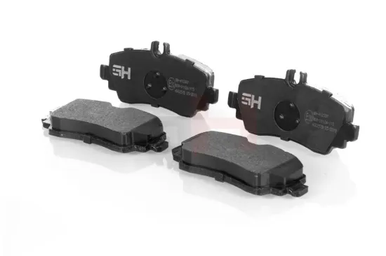 Bremsbelagsatz, Scheibenbremse Vorderachse GH GH-412337 Bild Bremsbelagsatz, Scheibenbremse Vorderachse GH GH-412337