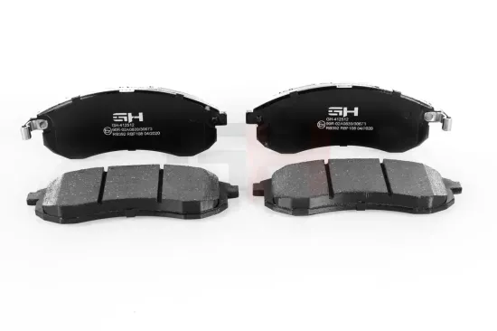 Bremsbelagsatz, Scheibenbremse Vorderachse GH GH-412512 Bild Bremsbelagsatz, Scheibenbremse Vorderachse GH GH-412512