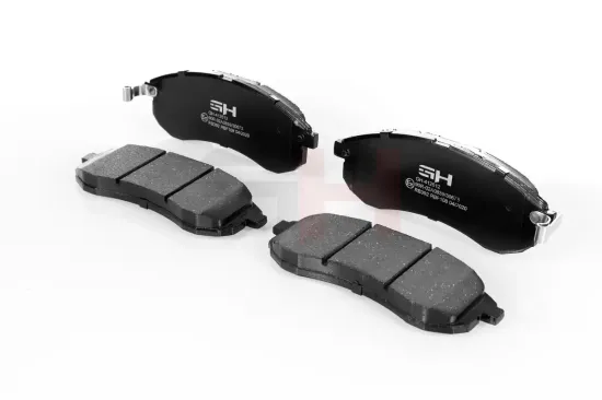 Bremsbelagsatz, Scheibenbremse Vorderachse GH GH-412512 Bild Bremsbelagsatz, Scheibenbremse Vorderachse GH GH-412512