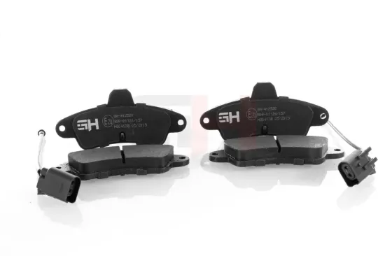 Bremsbelagsatz, Scheibenbremse Hinterachse GH GH-412520 Bild Bremsbelagsatz, Scheibenbremse Hinterachse GH GH-412520
