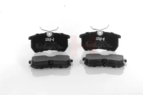Bremsbelagsatz, Scheibenbremse Hinterachse GH GH-412550 Bild Bremsbelagsatz, Scheibenbremse Hinterachse GH GH-412550