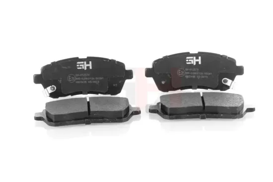 Bremsbelagsatz, Scheibenbremse Vorderachse GH GH-412574 Bild Bremsbelagsatz, Scheibenbremse Vorderachse GH GH-412574