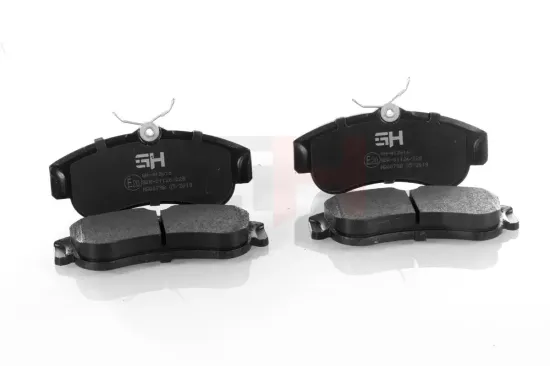 Bremsbelagsatz, Scheibenbremse Vorderachse GH GH-412616 Bild Bremsbelagsatz, Scheibenbremse Vorderachse GH GH-412616