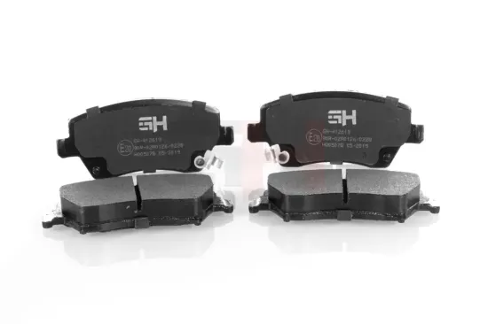 Bremsbelagsatz, Scheibenbremse Vorderachse GH GH-412619 Bild Bremsbelagsatz, Scheibenbremse Vorderachse GH GH-412619